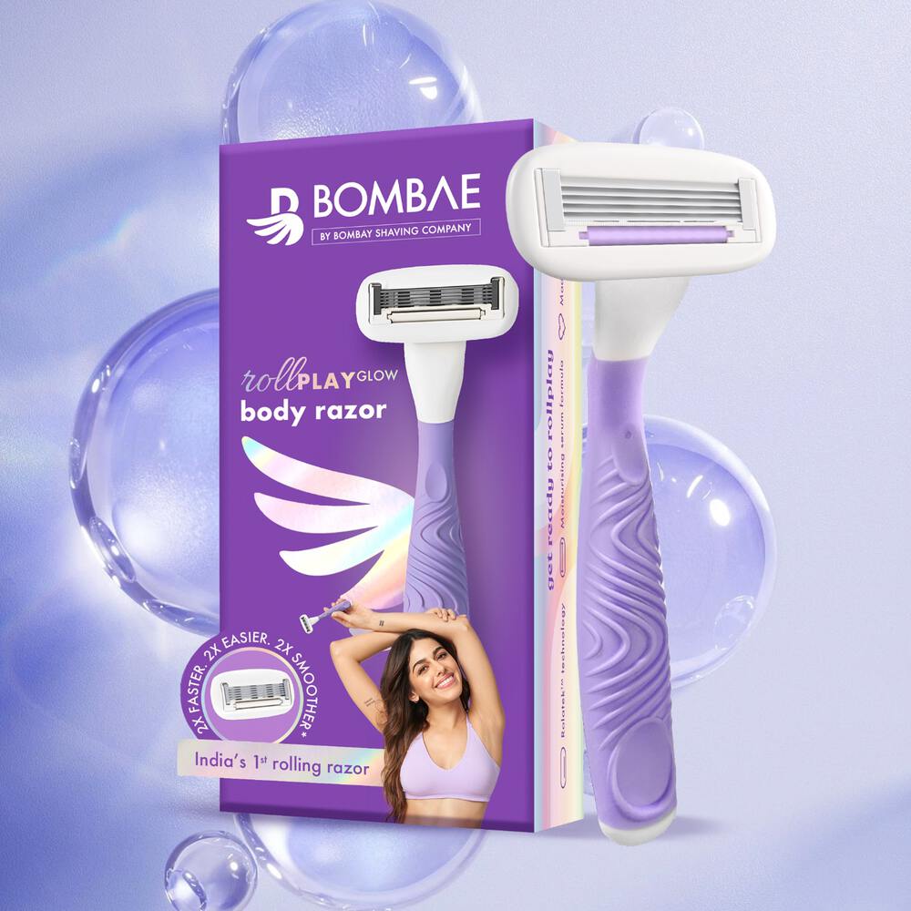 Bombae Rollplay Body Razor For Women (2x smoother)