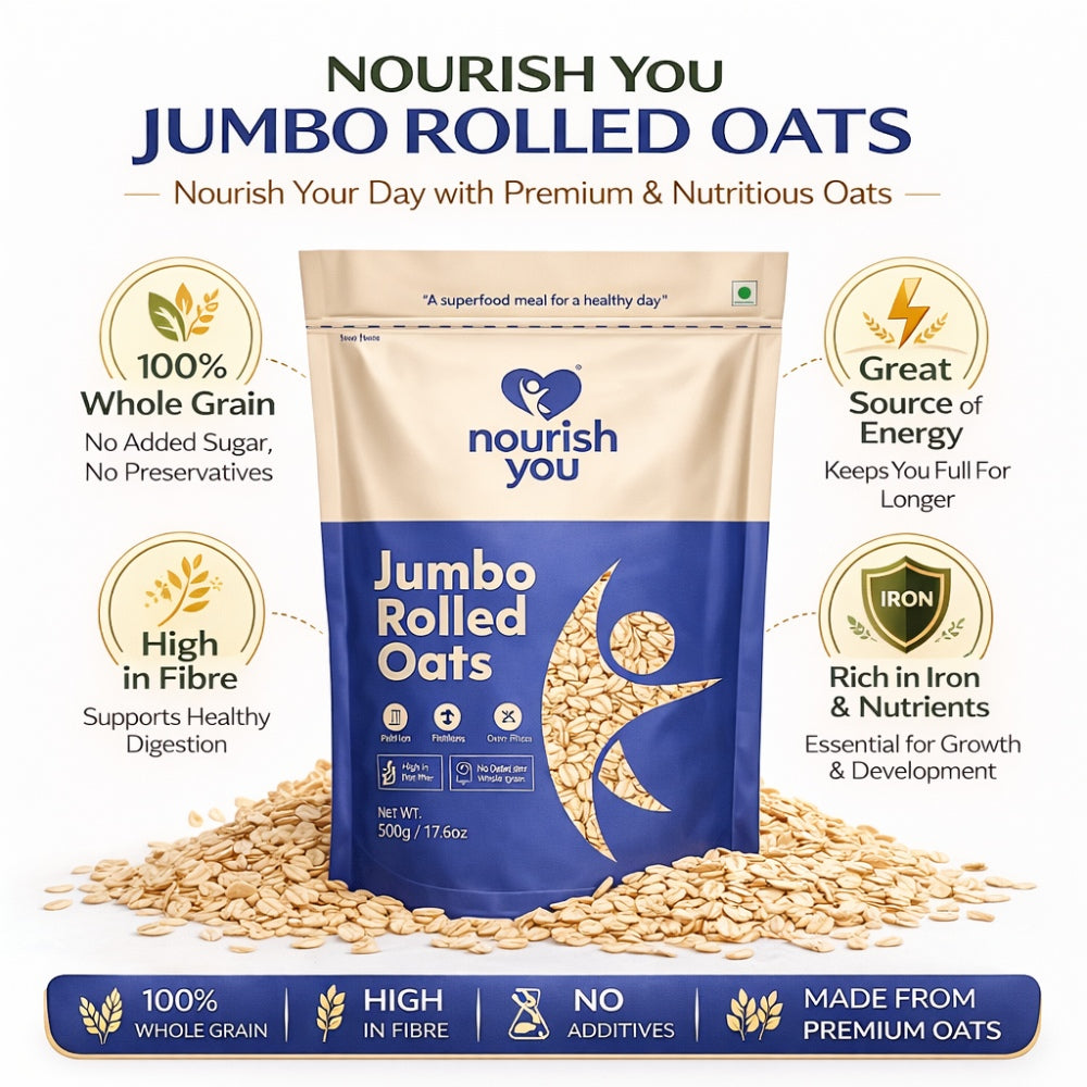 Nourish You Rolled Oats (500 gms)