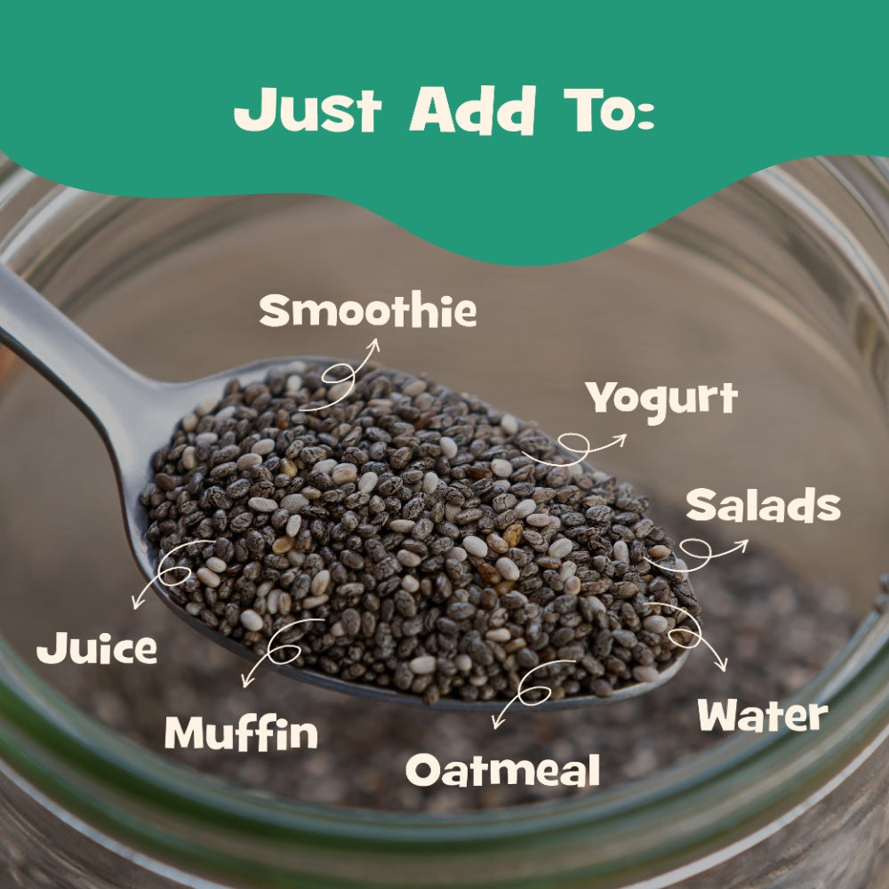 Nourish You Raw & Whole Chia Seeds (150 gms)