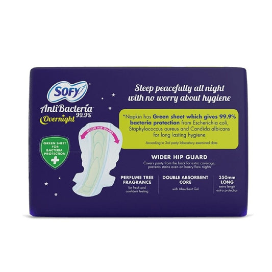 Sofy Sanitary Pads - Anti-Bacteria Super XL+15 Pad, (Pack of 3)