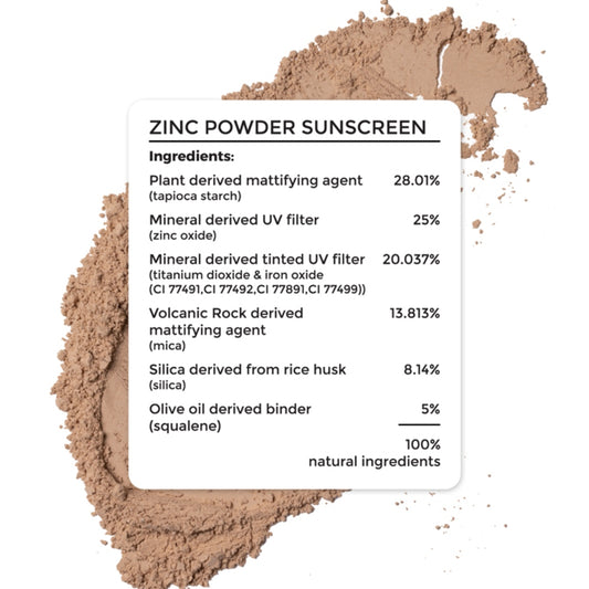 Brillare ZINC Powder Sunscreen - Bronze 03