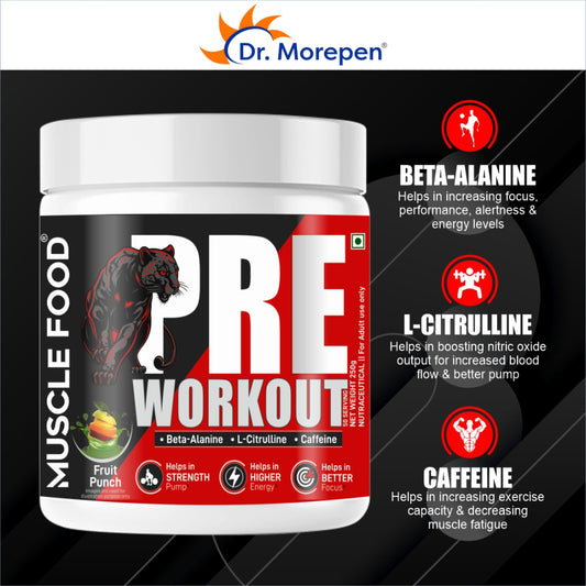 Dr. Morepen Pre-Workout (Fruitpunch)