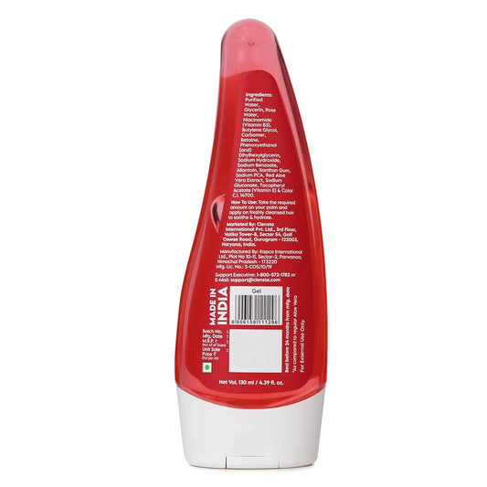 Clensta Red Aloe Vera Multipurpose Gel With 1% Niacinamide For Moisturizing (130ml)