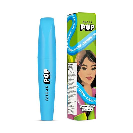 SUGAR POP Waterproof Mascara 01 Black - Instantly Lifts and Defines - Buildable Volume