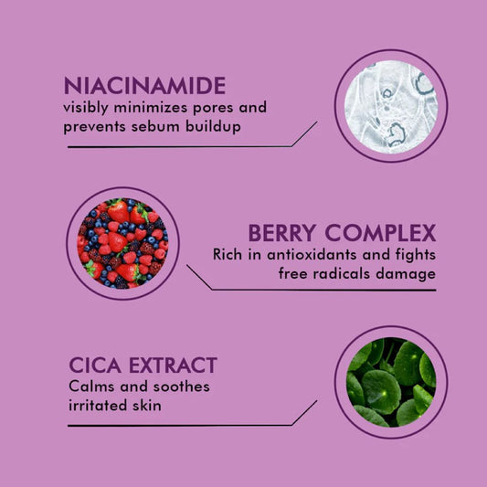 Conscious Chemist Pore Refining Face Mask With Niacinamide & Berry Complex (50 gms)