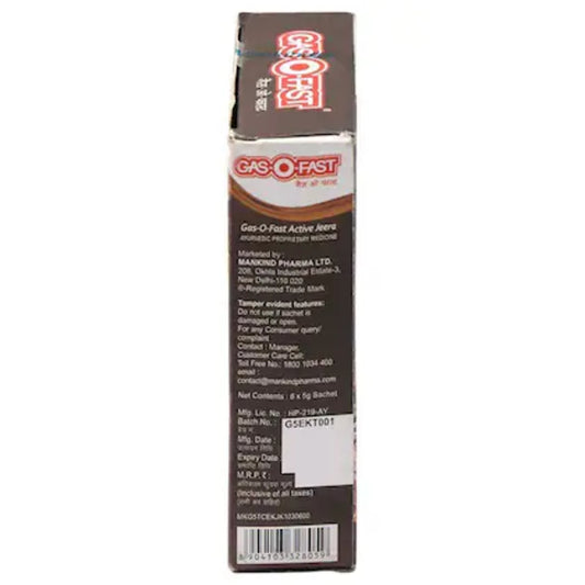 Gas-O-Fast Active Jeera for Relieving Acidity(6 pcs)
