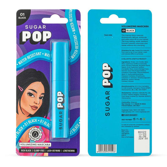 SUGAR POP Volumizing Mascara Black - Clump-free - Volumizes - Lengthens - Smudge-proof