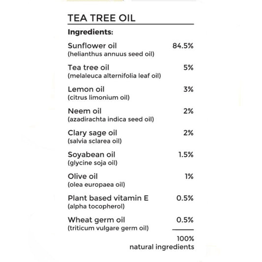 Brillare Tea Tree Oil For Itchy, Flaky, Dandruff Prone Scalp (100ml)