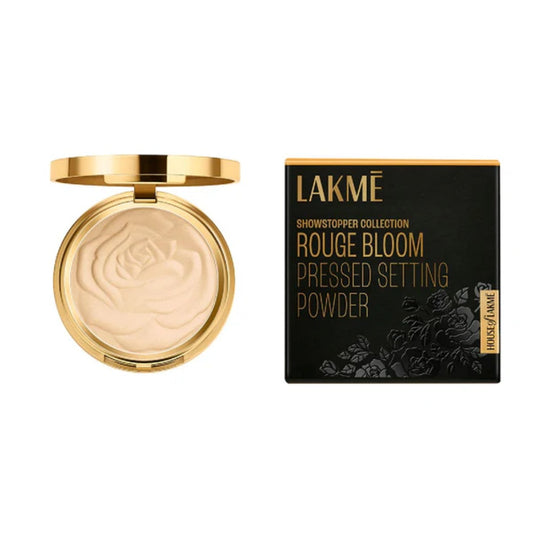 Lakme Showstopper Collection Rouge Bloom Setting Powder - Neutral Nude (12 gms)