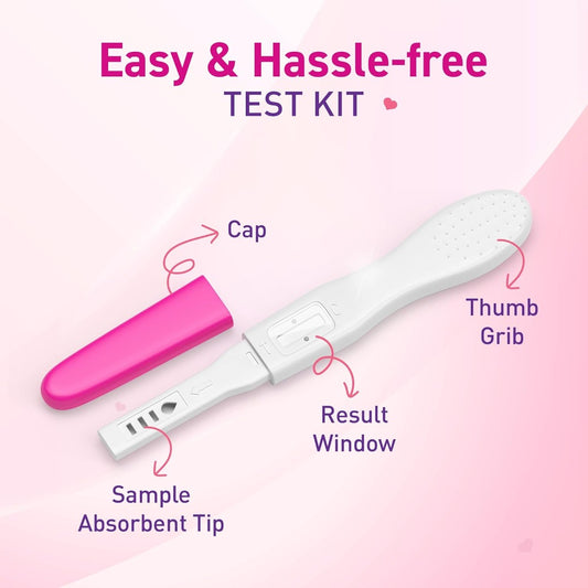Prega News Advance, HCG Home Pregnancy Test, Midstream Urine Test Kit in Just 3 Minutes