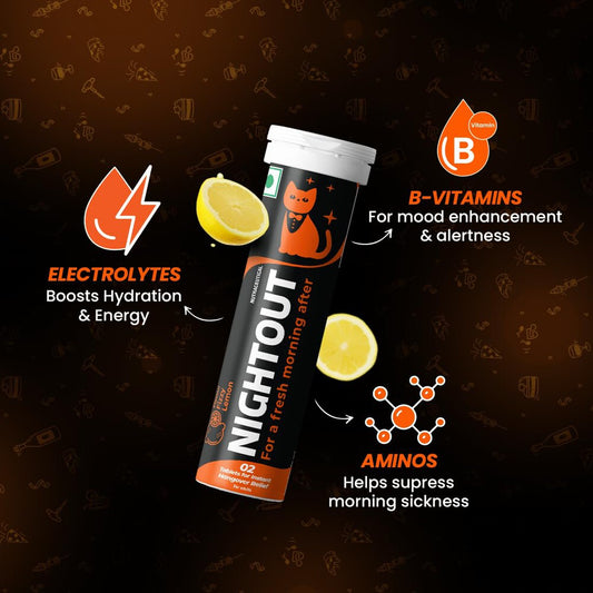 Fast&Up Nightout Instant Hangover Relief For a Fresh Morning (60 gms)