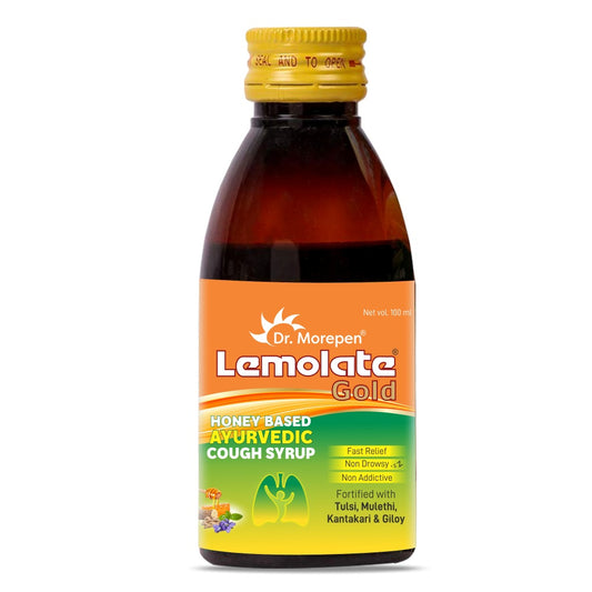 Dr.Morepen Lemolate Gold Ayurvedic Cough Syrup