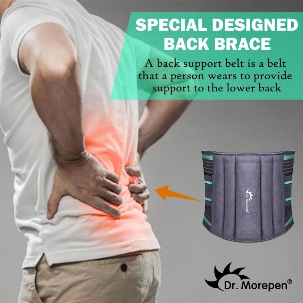 Dr.Morepen Lumbo Sacral Double Lock Belt Model LS-03