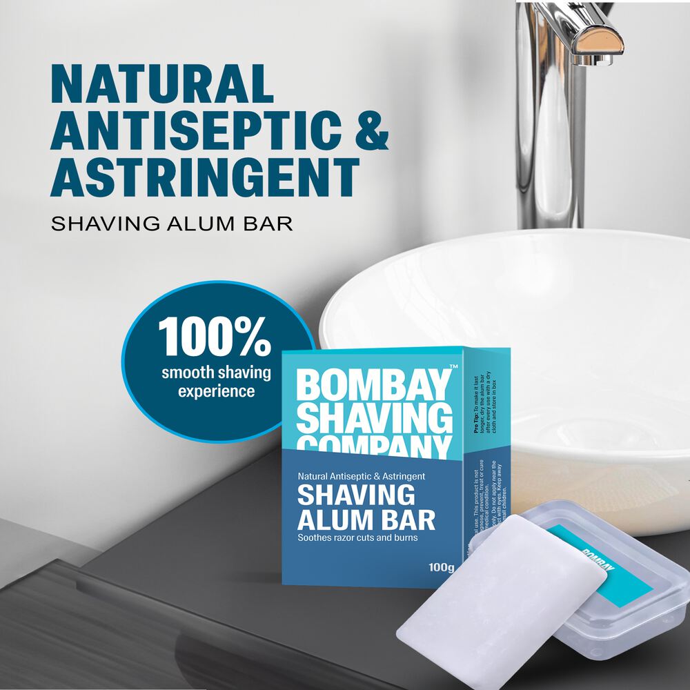 Bombay Shaving Company Shaving Alum Bar for Men