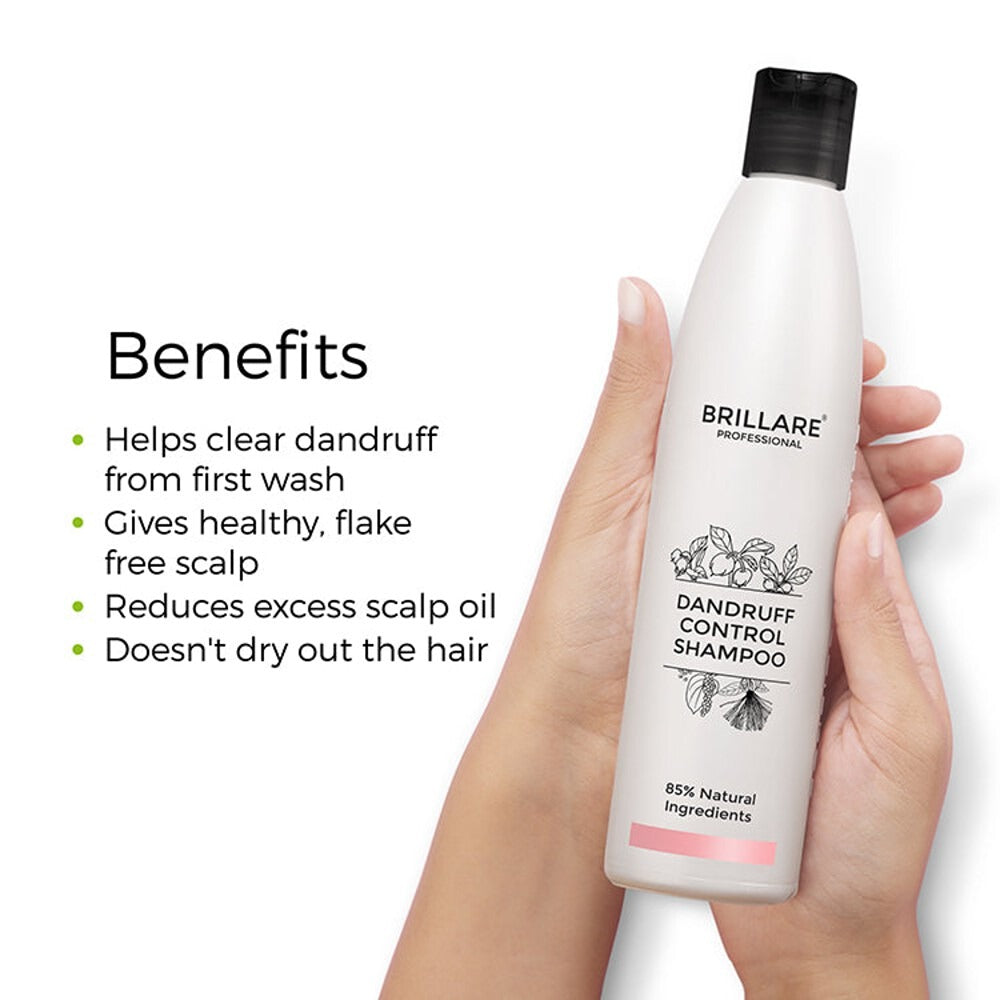 Brillare Dandruff Control Shampoo For Itchy, Flaky Scalp (300ml)