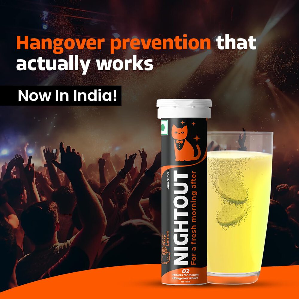 Fast&Up Nightout Instant Hangover Relief For a Fresh Morning (60 gms)