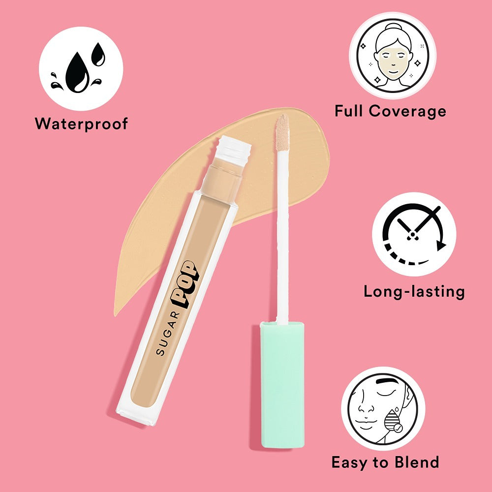 SUGAR POP Full Coverage Concealer 03 Peanut - Waterproof - Blendable - Long-lasting