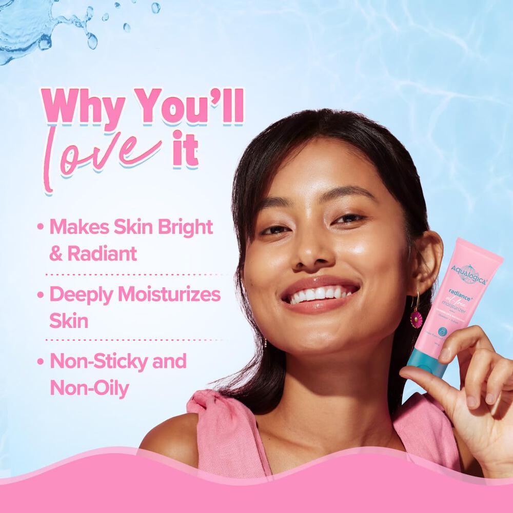 Aqualogica Radiance+ Oil-Free Moisturizer (100 gms)