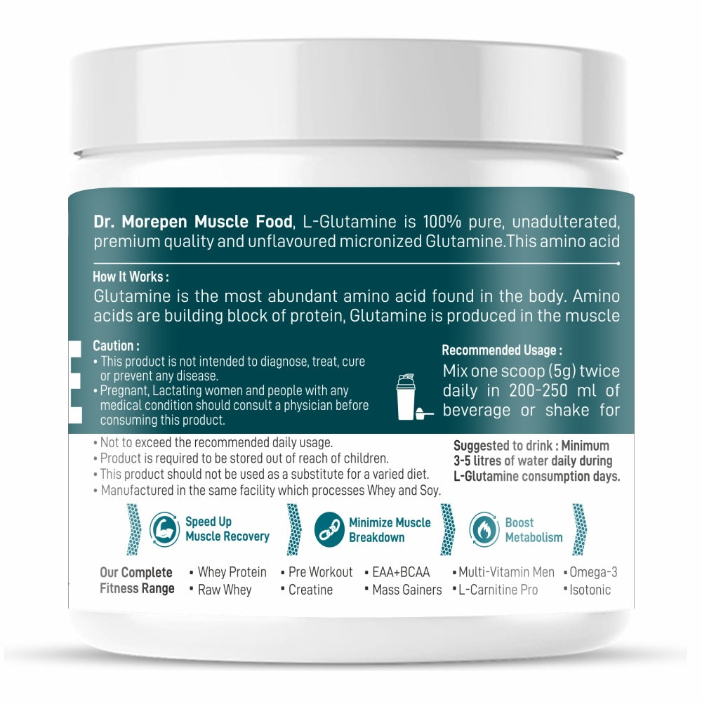 Dr.Morepen L-Glutamine - 250gm
