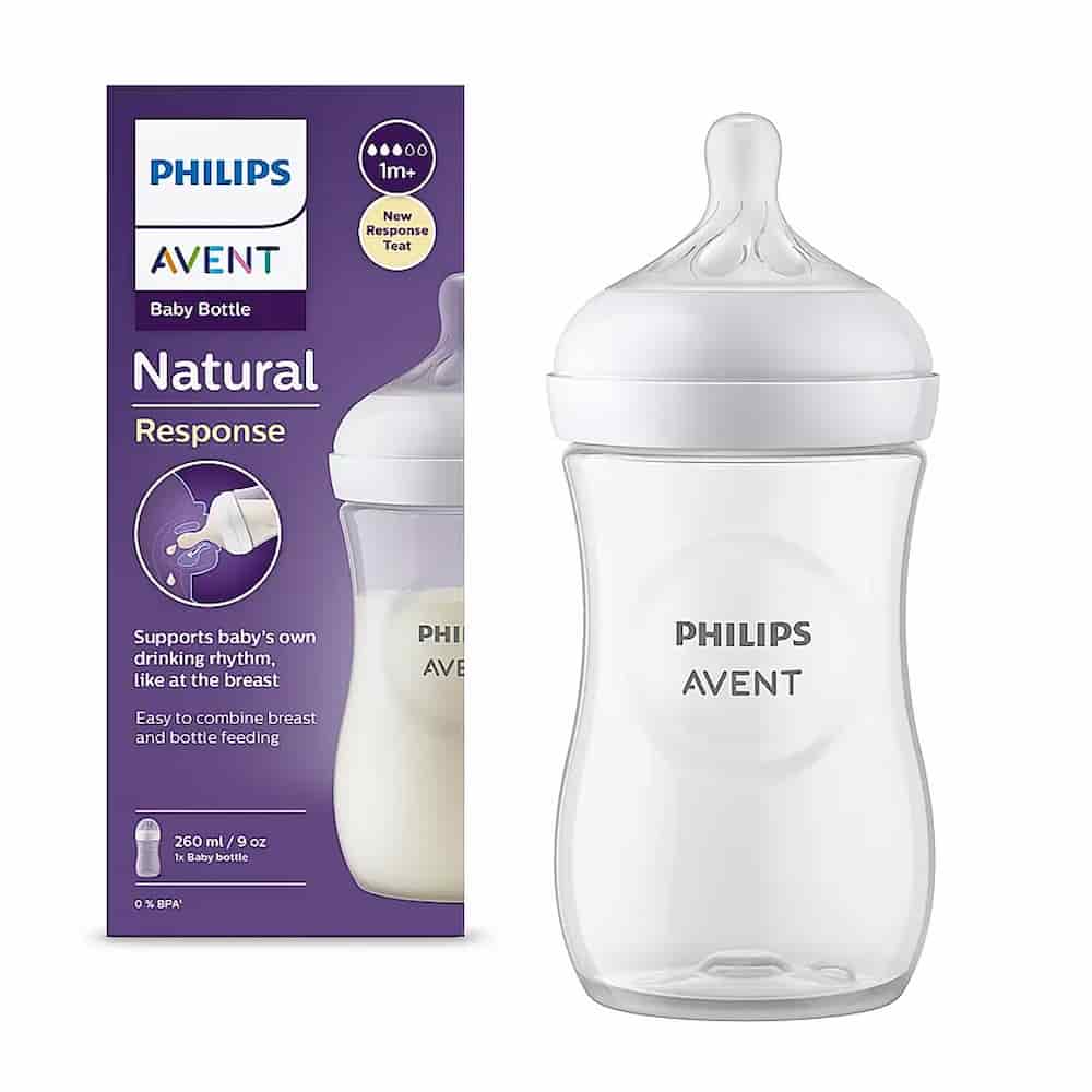 Philips Avent Natural Response 3.0 Baby Bottle 260ml Single SCY903/01
