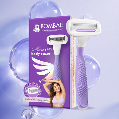 Bombae Rollplay Body Razor For Women (2x smoother)