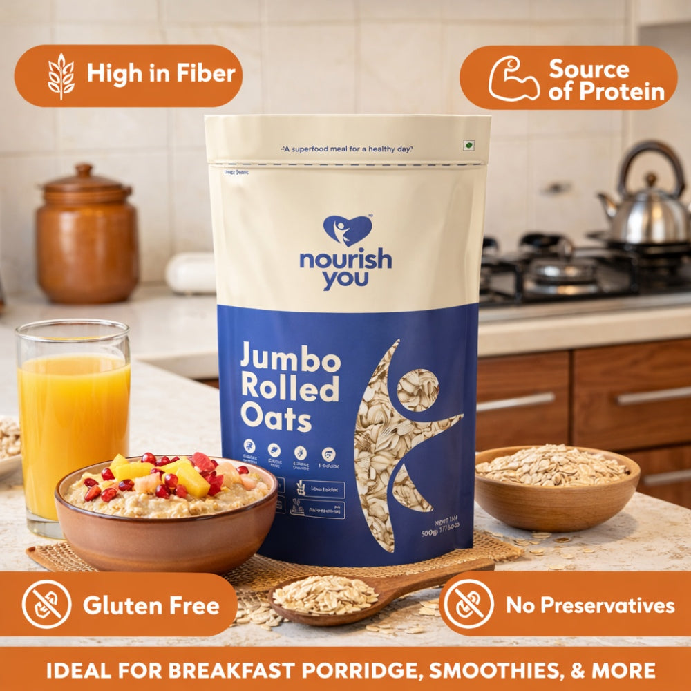 Nourish You Rolled Oats (500 gms)