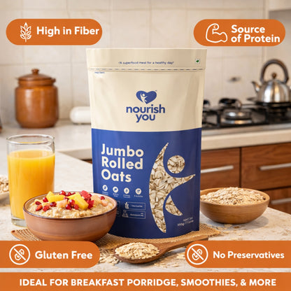 Nourish You Rolled Oats (500 gms)