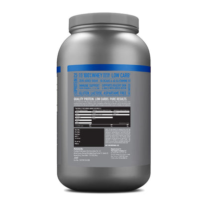 Isopure Whey Protein Isolate Powder with Vitamins for Immune Support - Creamy Vanilla (1 kg)