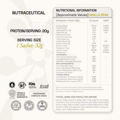 Ace Blend Vanilla Premium Plant Protein