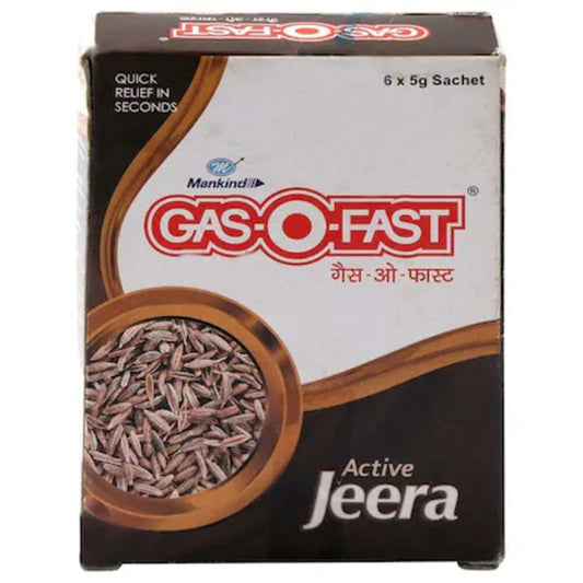Gas-O-Fast Active Jeera for Relieving Acidity(6 pcs)