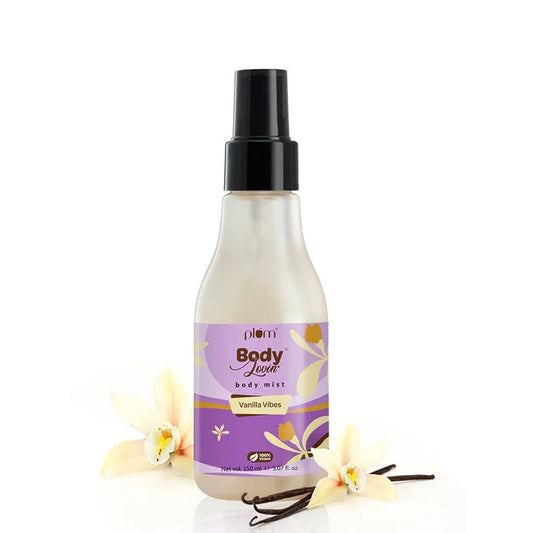 Plum BodyLovin' Vanilla Vibes Body Mist For A Long Lasting Vanilla Fragrance (150ml)