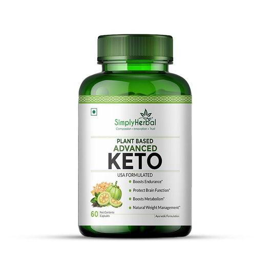 Simply Herbal Advanced Keto Weight Management Supplement 1000MG For Men & Women - 60 Capsules