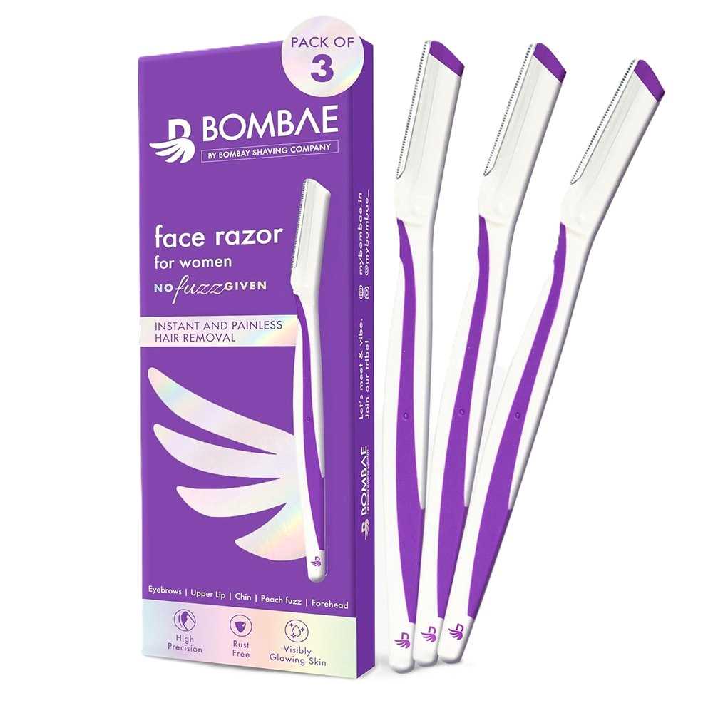 Bombae Face Razor for women (Pack of 3)
