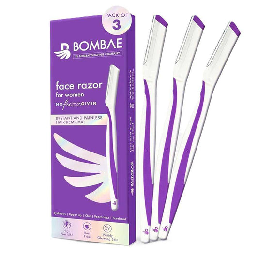 Bombae Face Razor for women (Pack of 3)