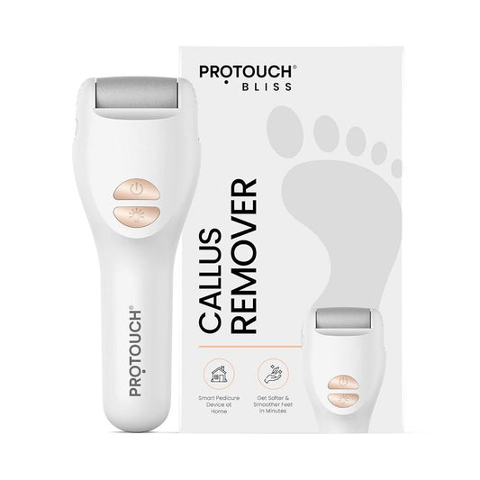 PROTOUCH Bliss Electric Callus Remover - Professional Home Pedicure Device - Gently Buffs, Exfoliates & Smooths Cracked Heels & Rough Feet for Salon-Soft Results at Home