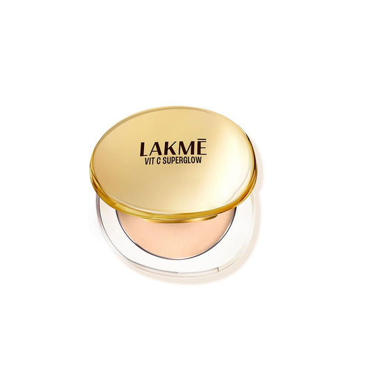 Lakme Makeup+Skincare VitC Superglow Skin Perfecting Compact - Ivory10 (8 gms)