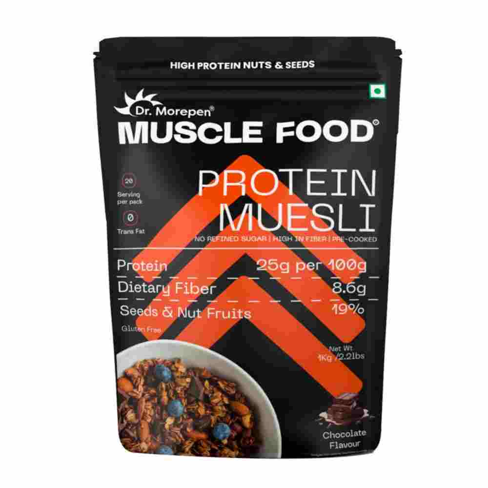 Dr. Morepen Protein Muesli Chocolate Flavour- 1 kg