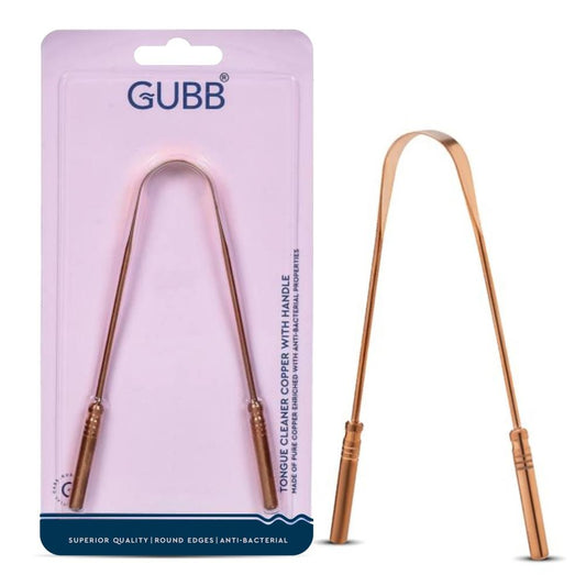 GUBB Copper Tongue Cleaner For Kids & Adults-Natural Copper