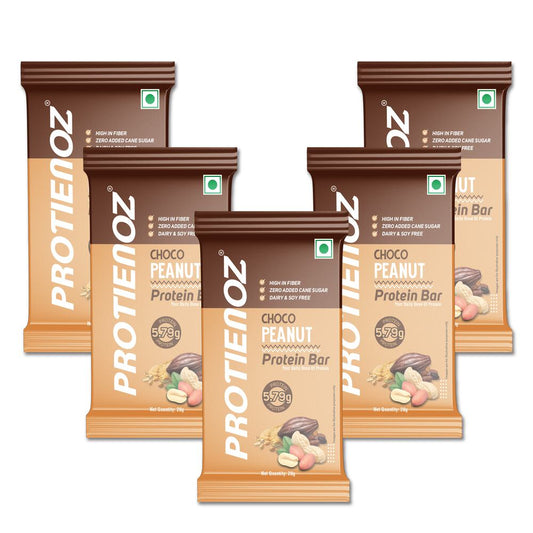Protienoz High Protien Choco Peanut Protein Bars (5x28 gms)