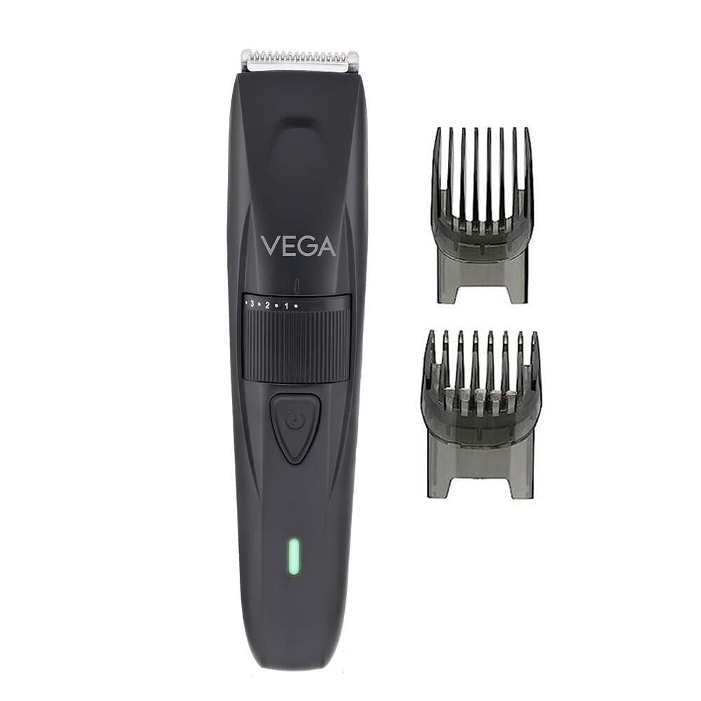 Vega Power-Lite Beard Trimmer for Men, Vhth-38 Trimmer 90 Min Runtime 40 Length Settings (Black)