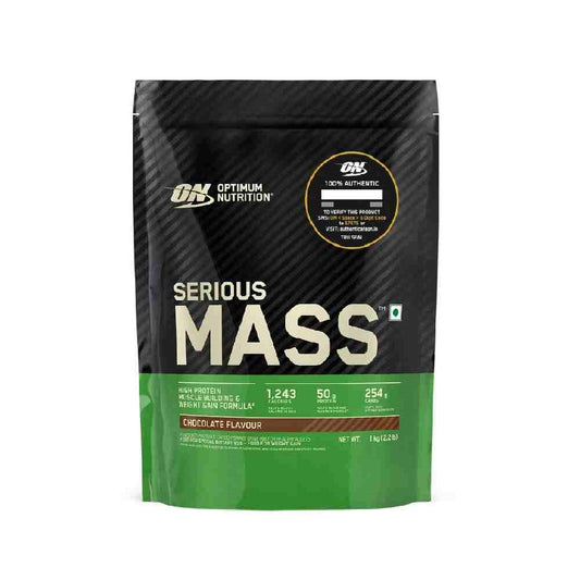 Optimum Nutrition (ON) Serious Mass Weight Gainer Powder 1 kg (Chocolate)