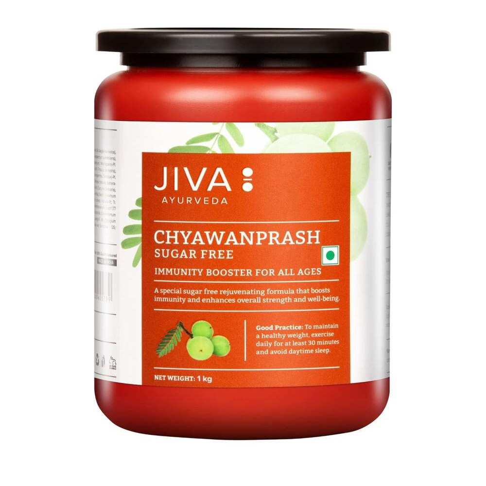 Jiva Sugar Free Chyawanprash Rich in Vitamin-C, No Added Sugar (1 Kg)