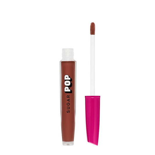 SUGAR POP High shine Lip Gloss 03 Maple Syrup, Richly Pigmented, Hyaluronic-Infused