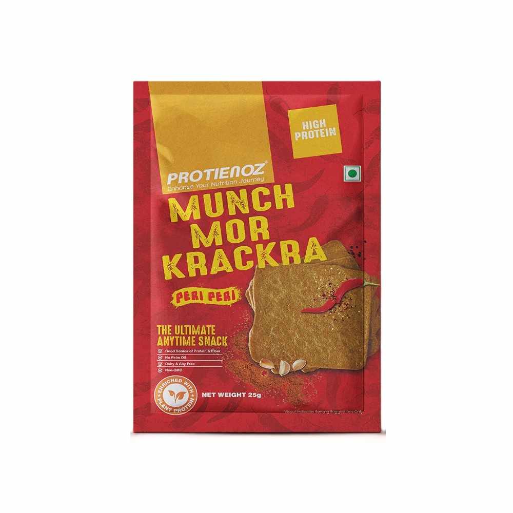 Protienoz Munch Mor High Protein Peri Peri Krackra (10 X 25 gms)