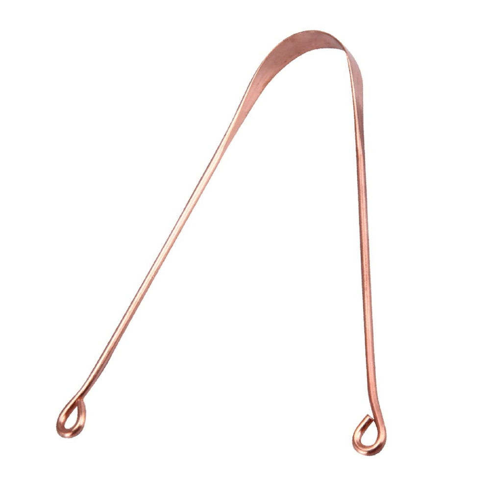 GUBB Copper Tongue Cleaner, Scraper for Kids & Adults (Round)