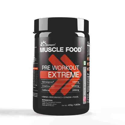 Dr. Morepen Pre-workout Extreme Pink Lemonade- 465 gms