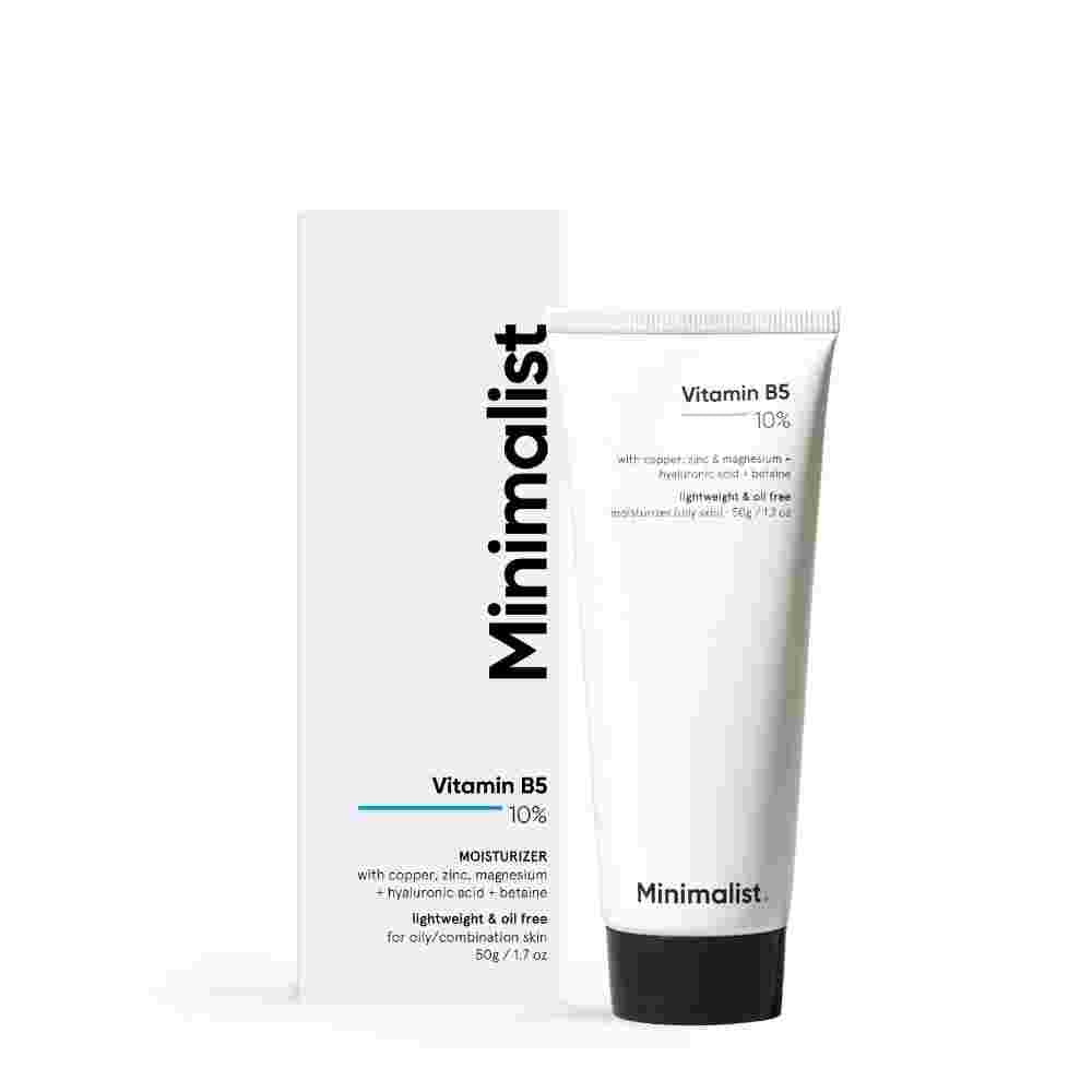 Minimalist Vitamin B5 10% Face Moisturizer (50 gms)