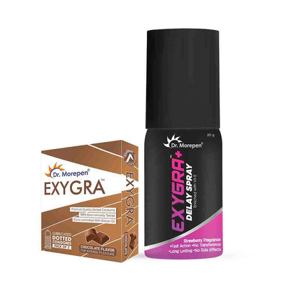 DR. MOREPEN Exygra Condoms Dr. Morepen Exygra+ Spray Delay Spray