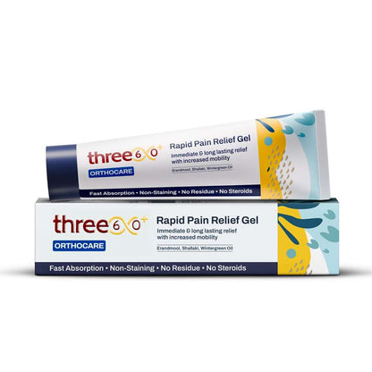 three60+ RAPID PAIN RELIEF Gel (50 gms)