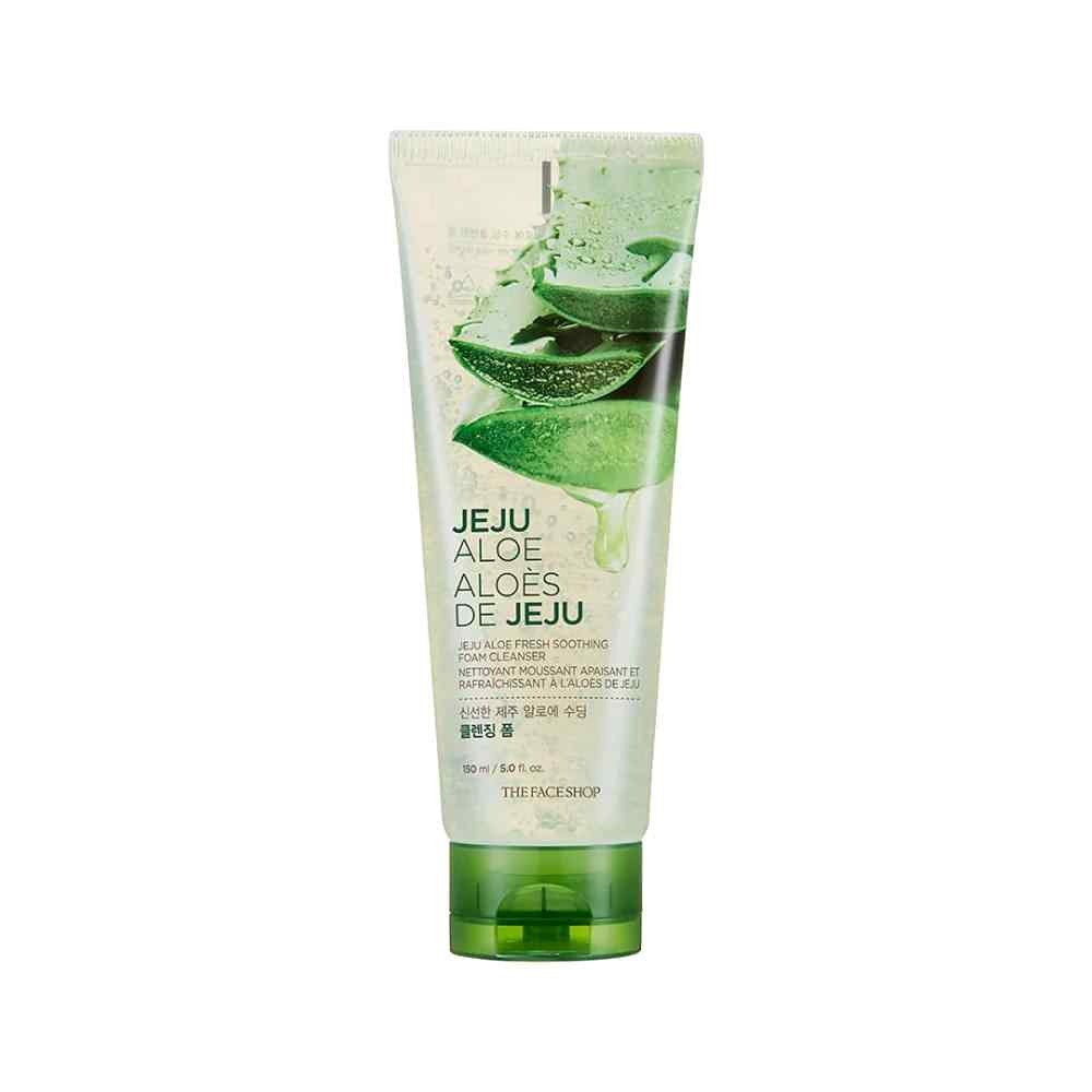 The Face Shop Jeju Aloe Fresh Soothing Cleansing Foam (150ml)